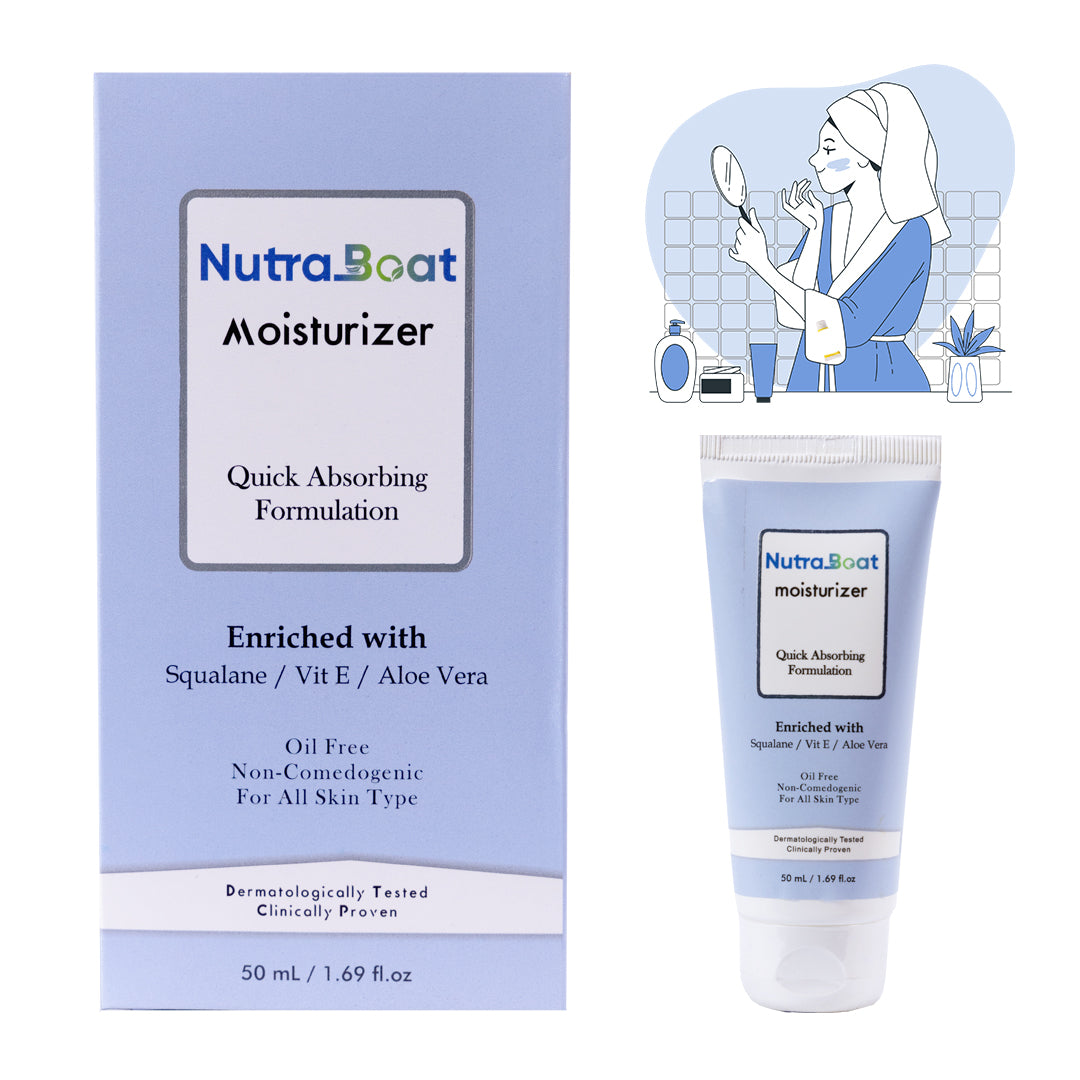 Nutraboat Moisturizer box and tube