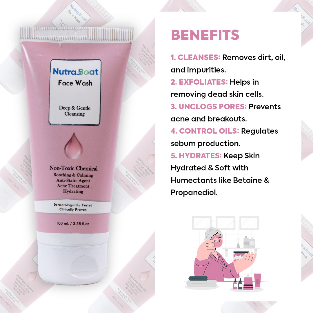Nutraboat Acne Face Wash benefits